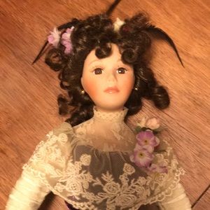 Treasures and lace porcelain doll